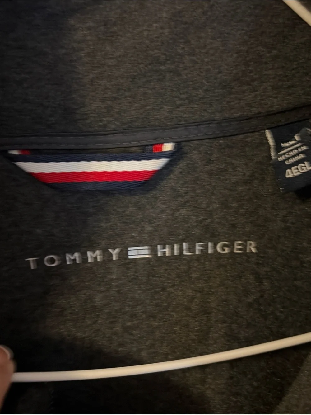 Tommy Hilfiger Fleece Vest 4XLT Charcoal